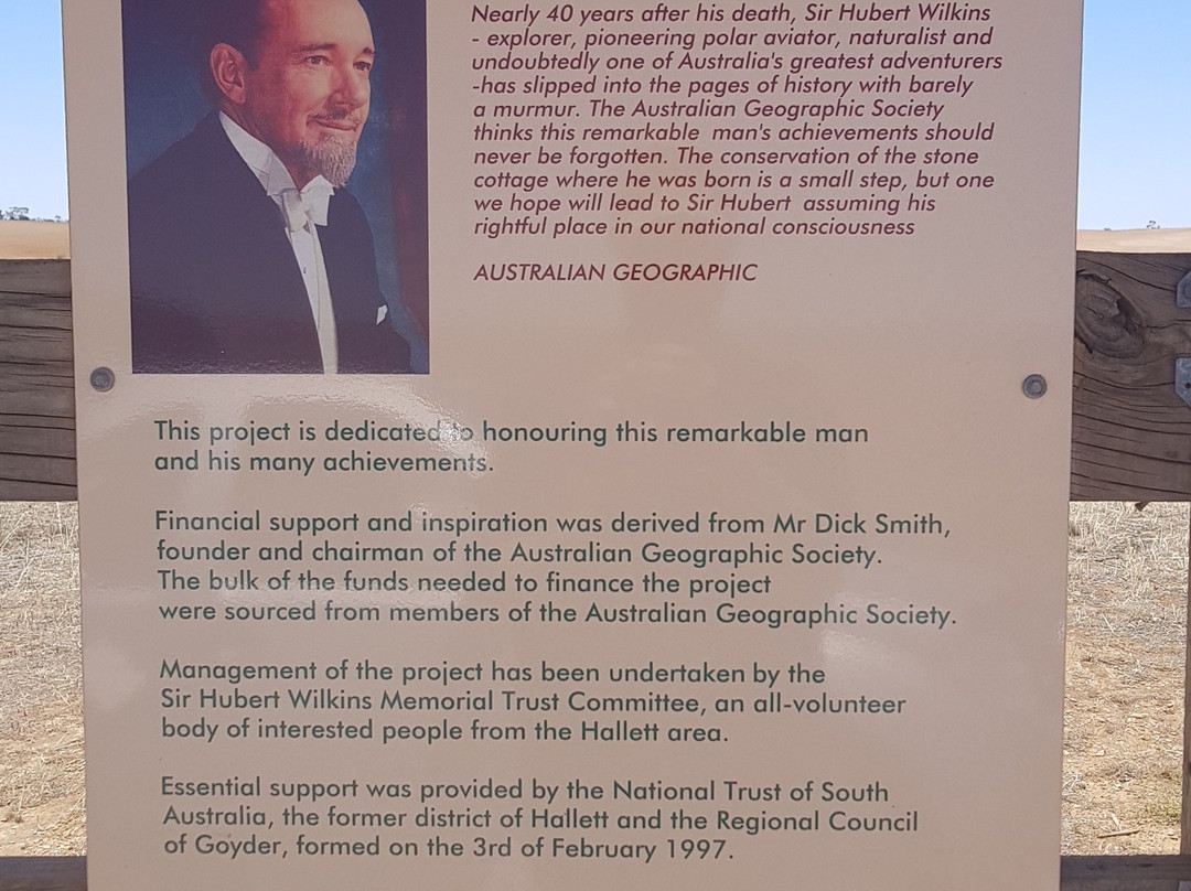 Sir Hubert Wilkins Homestead-Hallett必去景点