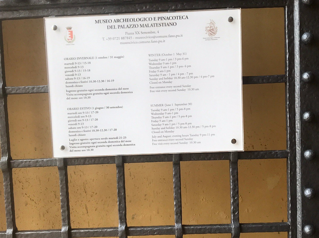 Museo Civico e Pinacoteca nel Palazzo Malatestiano景点图片