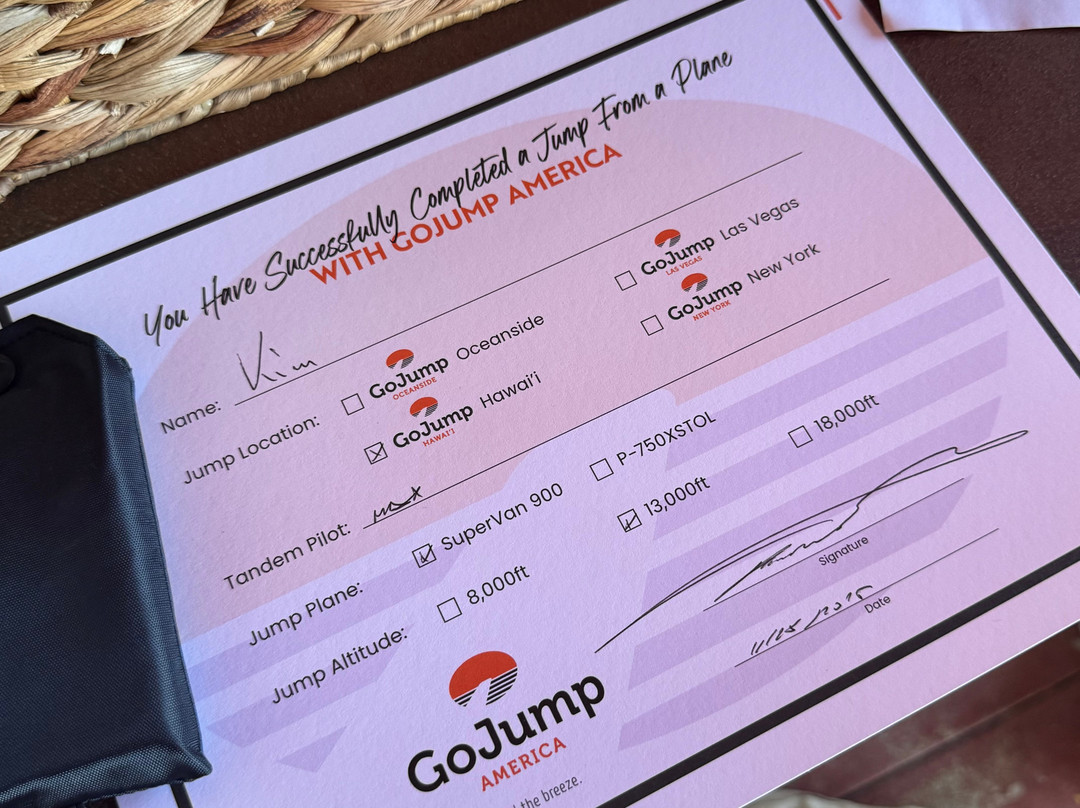 太平洋跳伞中心-哈雷瓦必去景点