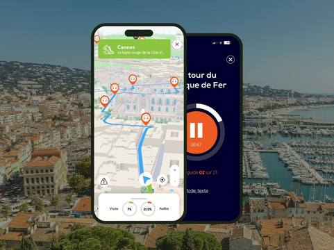 Cannes Visite audioguidée à pied 1h50 et 19 commentaires audios