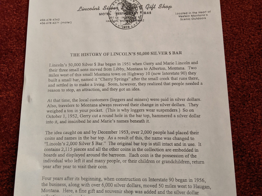 Lincoln's 10,000 Silver Dollar主图