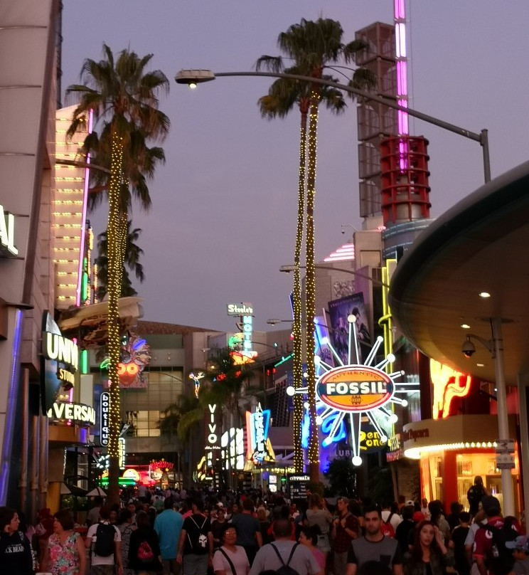 好莱坞环球影城步行街景点图片