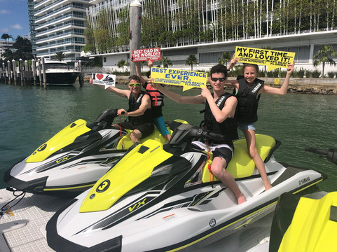 Jet Ski Tours of Miami-迈阿密海滩必去景点