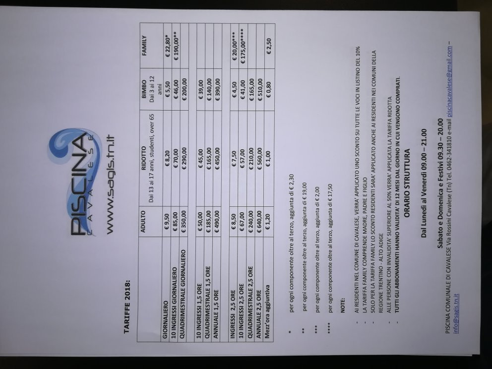 Piscina Comunale-Acqua Spa Cavalese-Cavalese必去景点