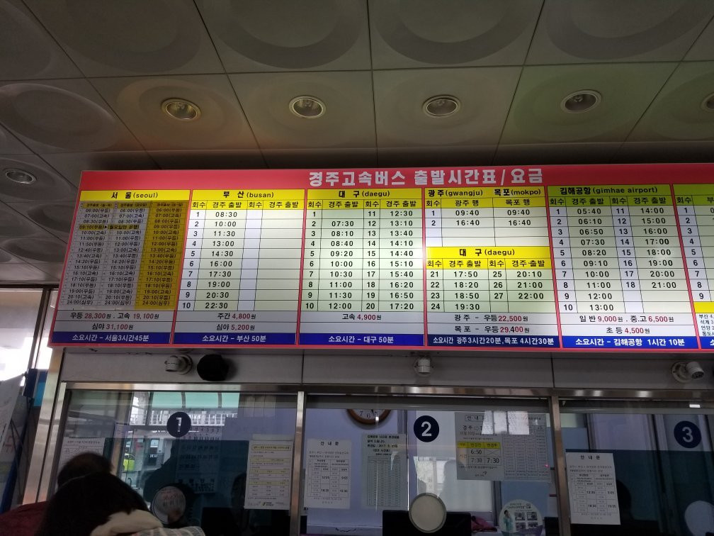 Gyeongju Express Bus Terminal Tourist Information Center-庆州市必去景点