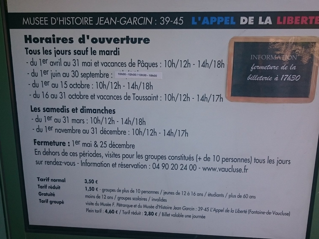 Musée d’Histoire Jean Garcin: 1939–1945景点图片