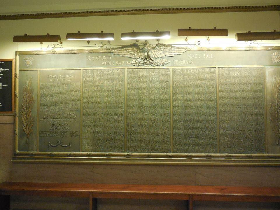 Old Lee County Courthouse & Lincoln Speech Marker景点图片
