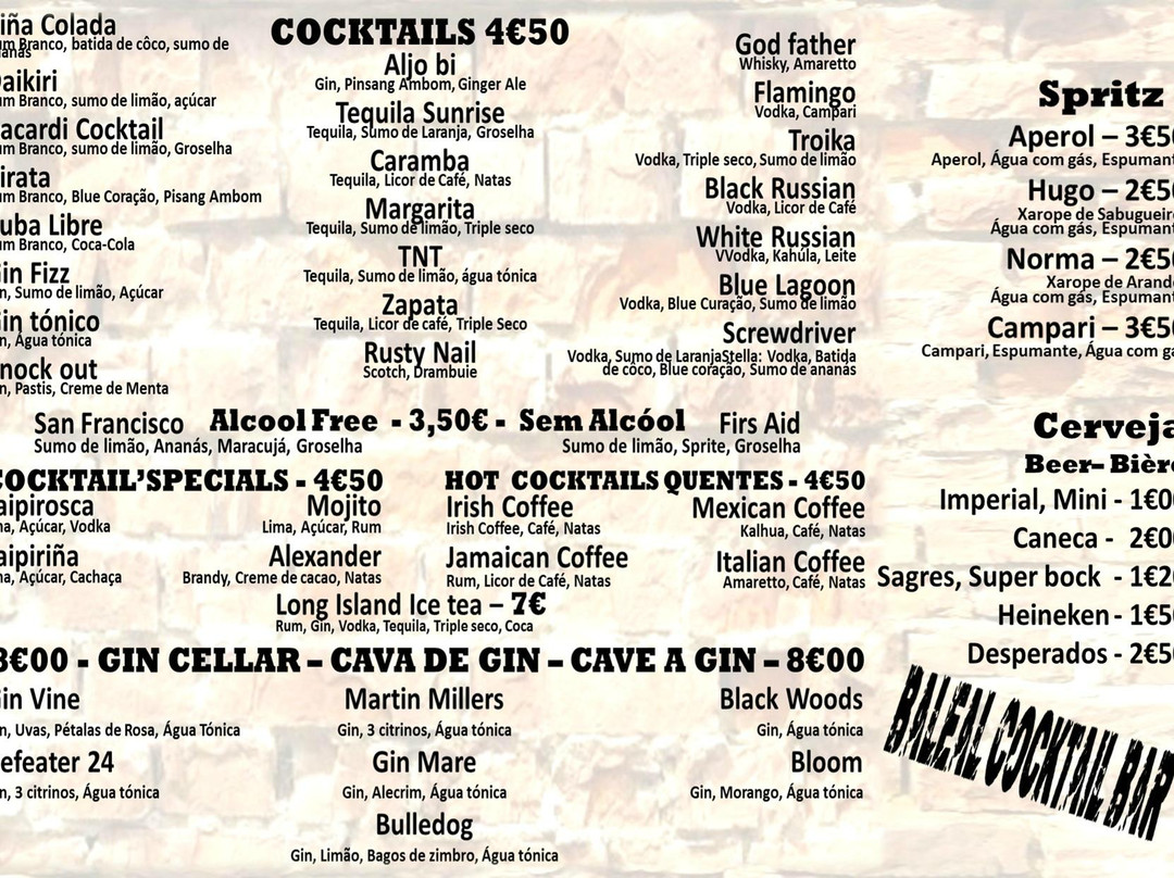 Baleal Cocktail-Baleal必去景点