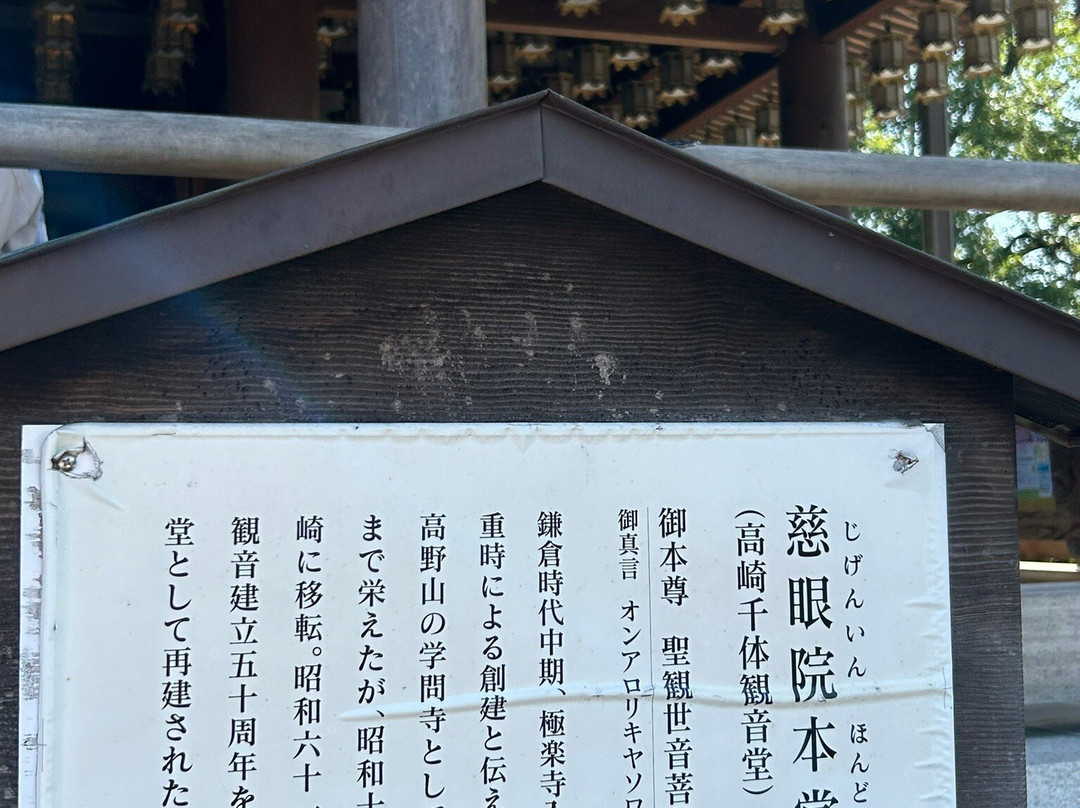Takasakibyakue Daikannon景点图片