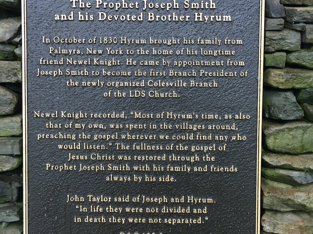 Joseph Knight, Sr. Home-Nineveh必去景点