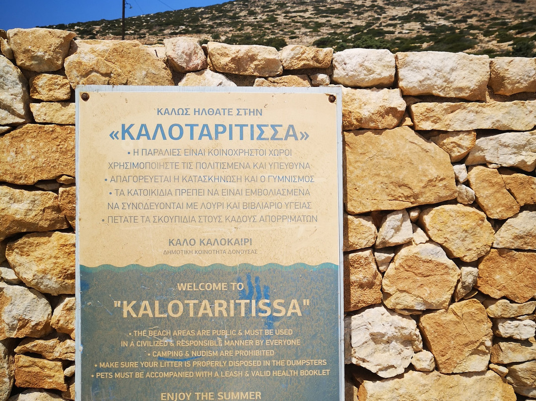 Kalotaritissa Beach-Donousa必去景点