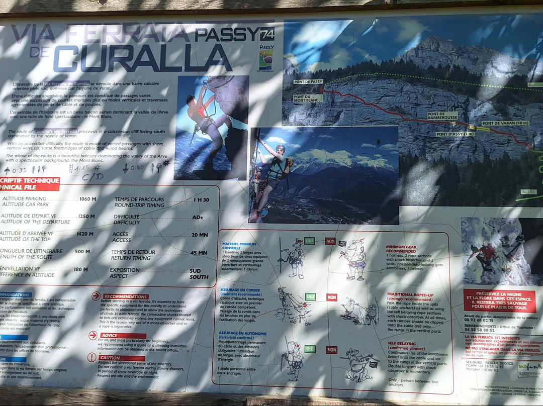 Via Ferrata de la Curalla-Plateau d'Assy必去景点