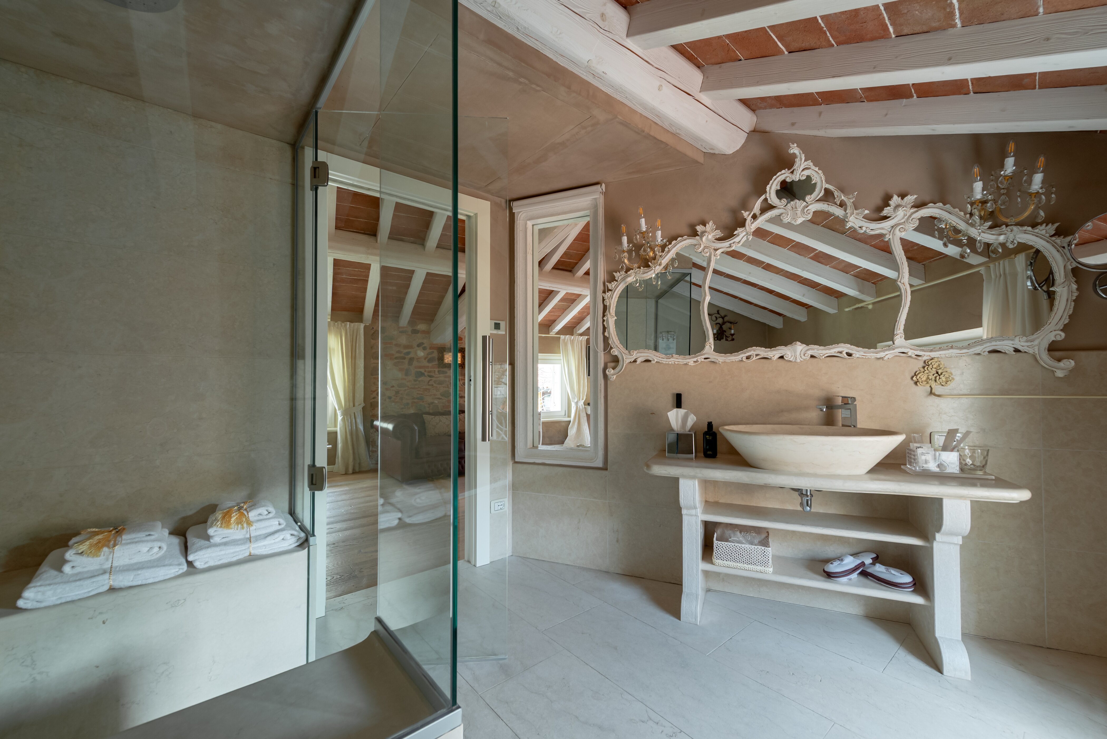 Regia Rosetta - Royal Rooms Borghetto-浴室