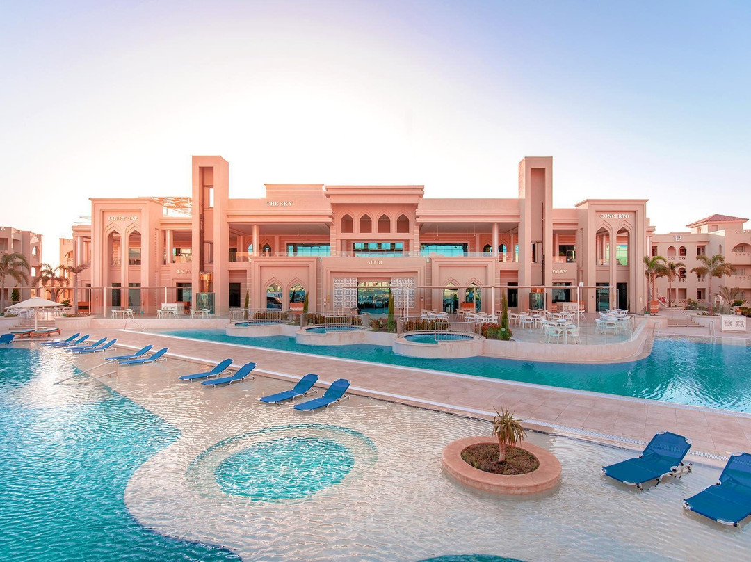 赫尔格达酒店住宿-Pickalbatros Aqua Blu Resort - Hurghada