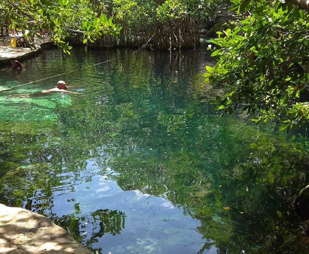 Cenote Cristalino-普拉亚德尔卡曼必去景点