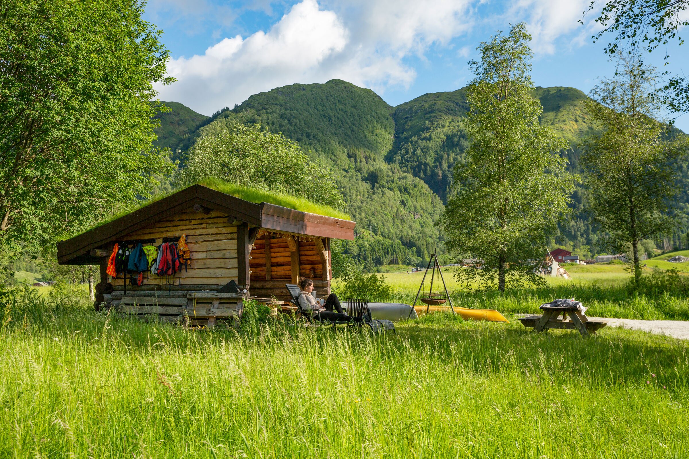 Solneset Farm Hotel-泳池