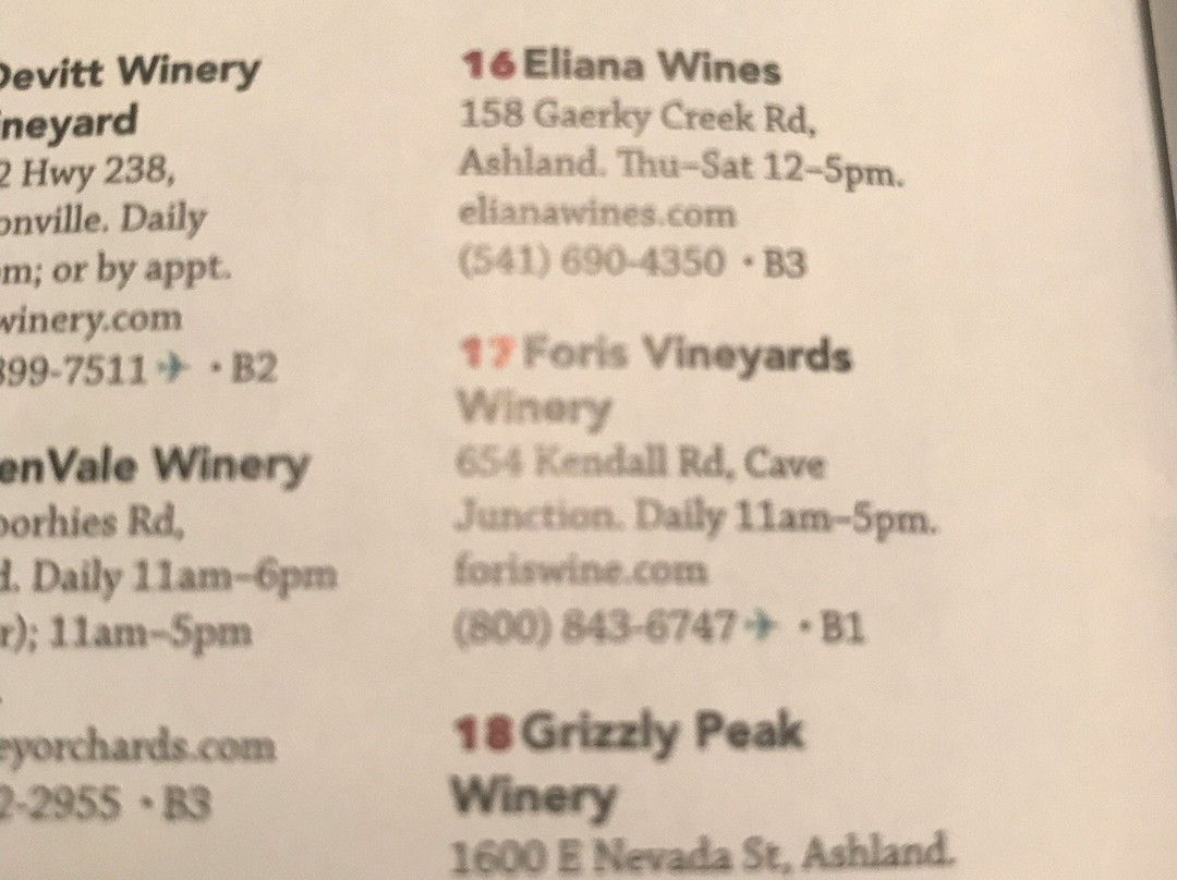 Foris Vineyards景点图片