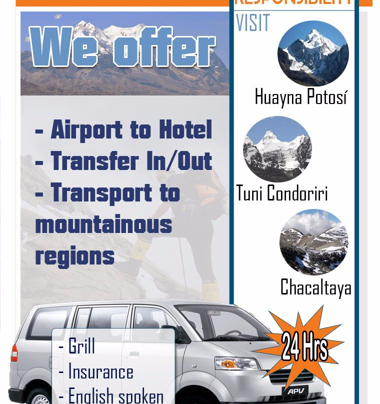 Shuttle Safe Bolivia-拉巴斯必去景点