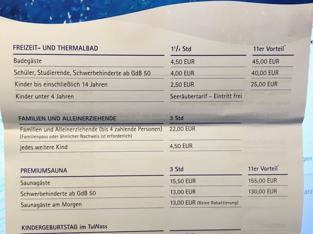 TuWass Tuttliner Wasserwelt