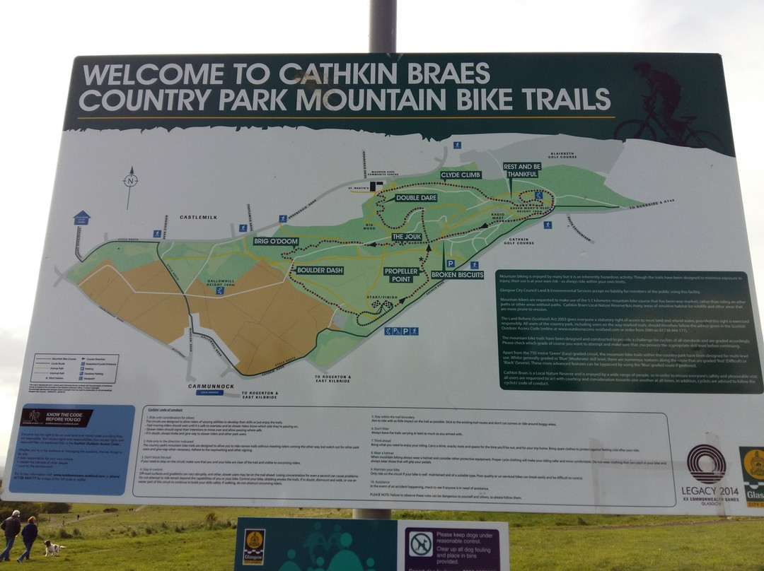 Cathkin Braes Mountain Bike Trails景点图片