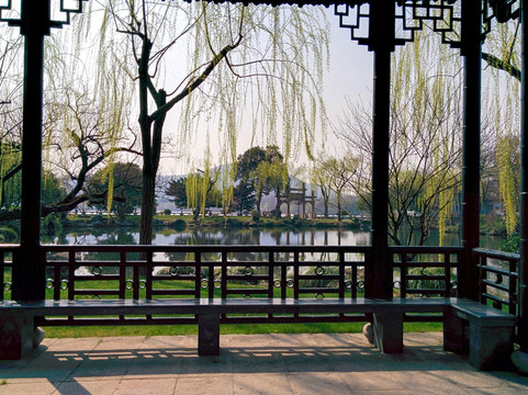 杭州西湖国宾馆·西湖第一名园主图