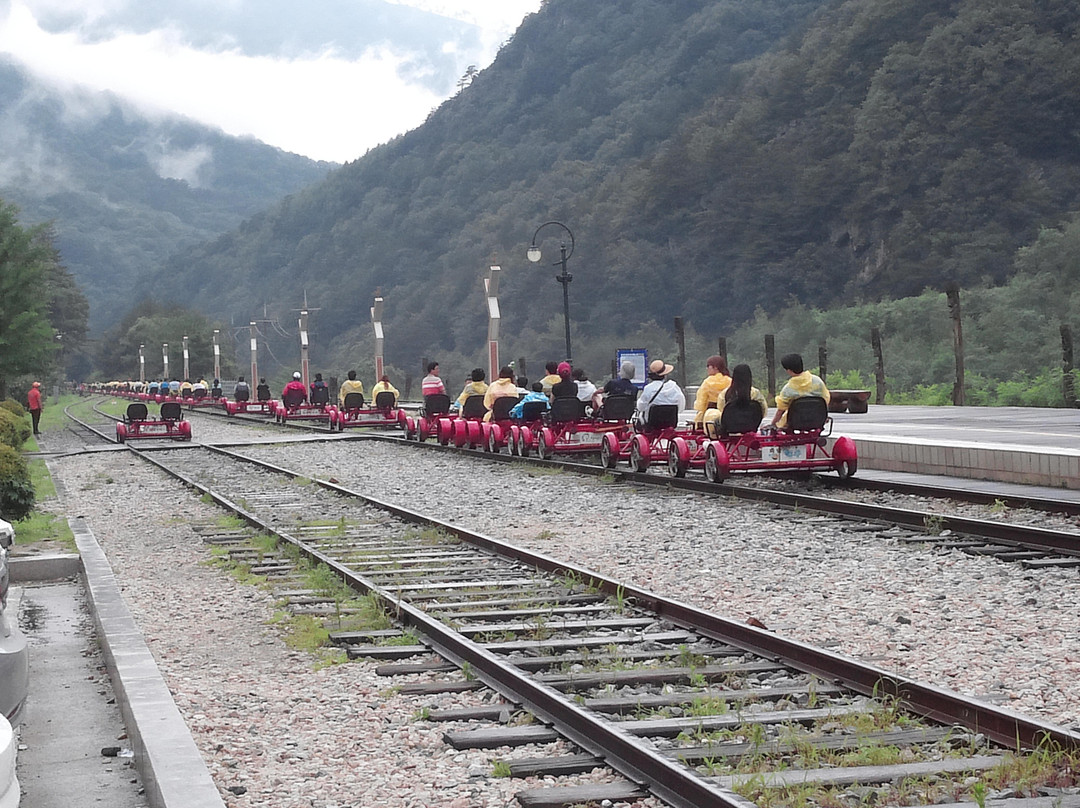 Jeongseon Rail Bike-旌善郡必去景点