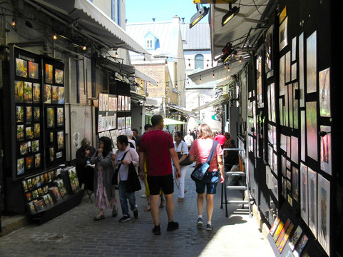 Rue du Tresor-魁北克市必去景点