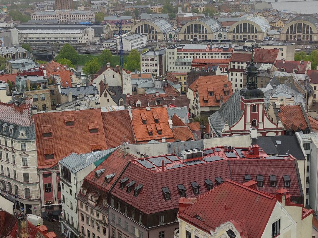 View of Riga from St Peter's Church Tower景点图片