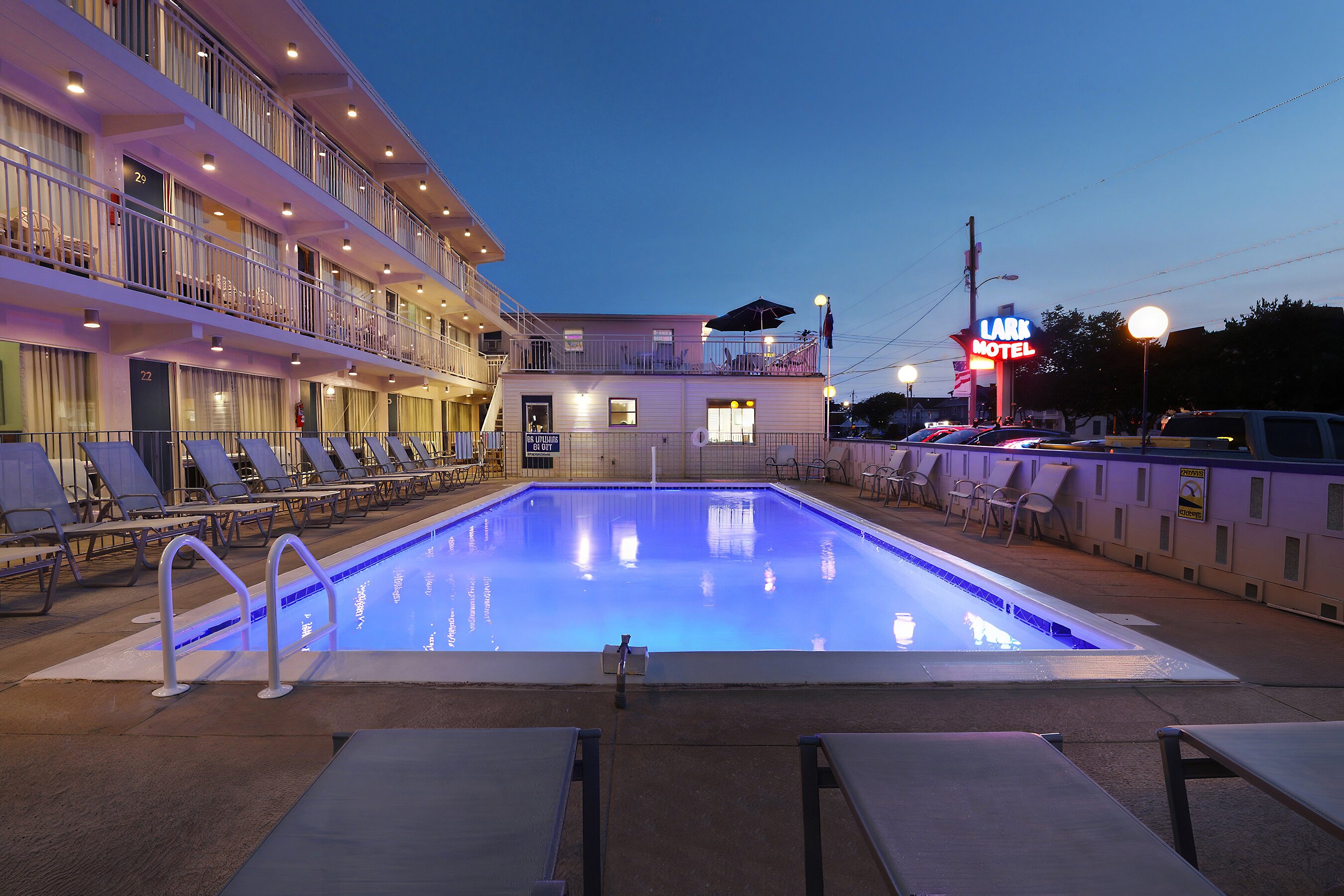 Lark Motel-泳池