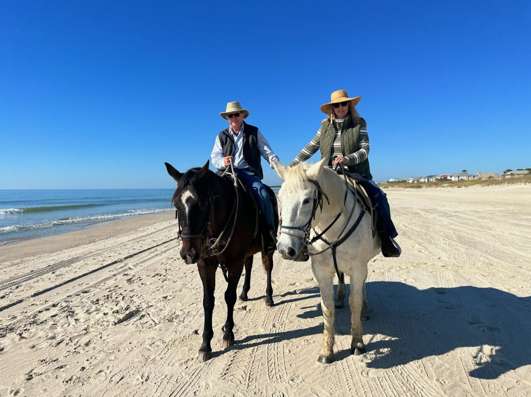 Broke A Toe Horseback Riding on the Beach-Cape San Blas必去景点
