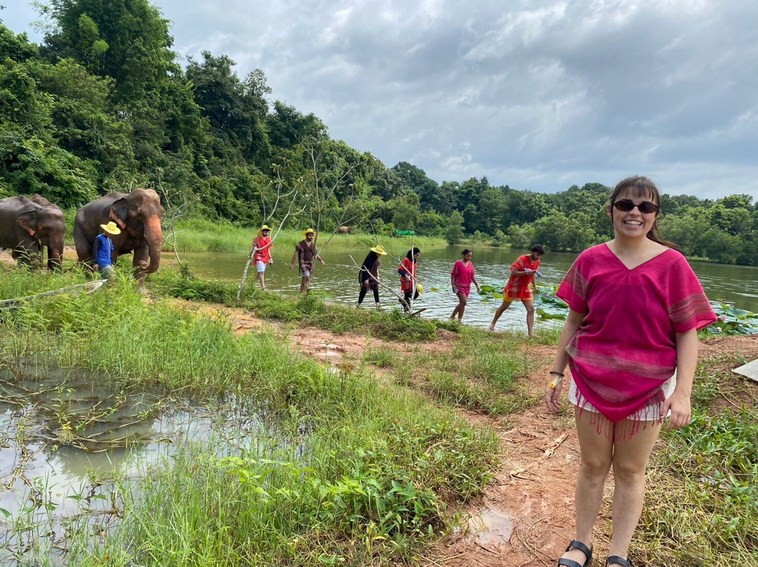 Elephant Fun Farm Chiangmai Thailand-Nam Phrae必去景点