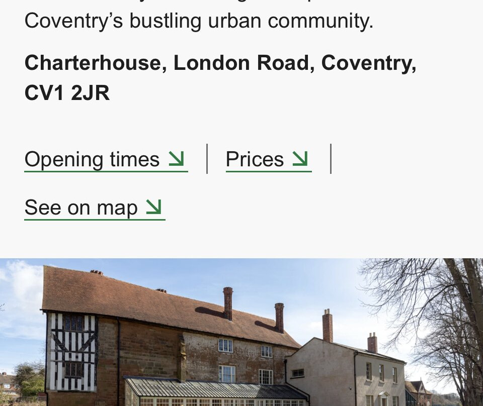 National Trust - Coventry Charterhouse-考文垂必去景点