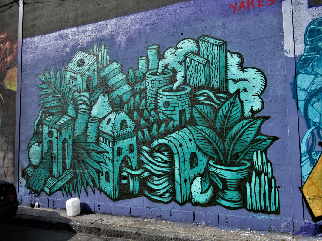 Fresque "Habitat vert"