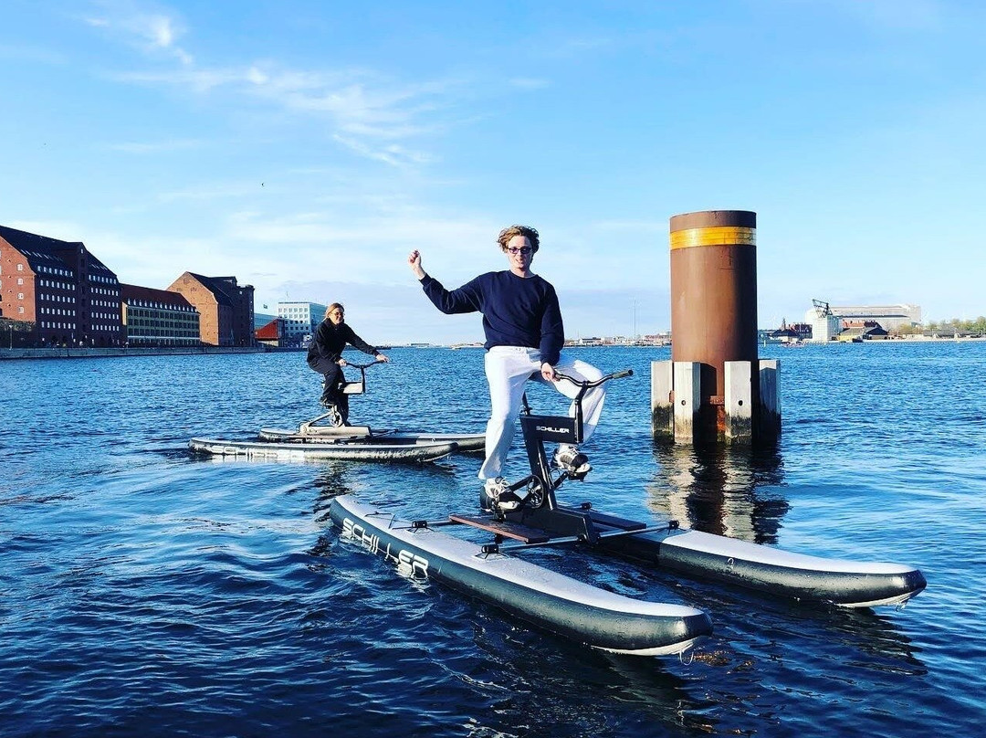 See Copenhagen from a HydroBike-哥本哈根必去景点