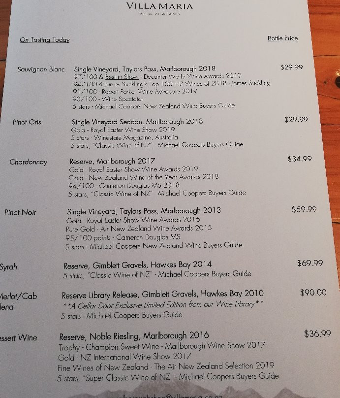 Villa Maria Estate Marlborough Winery景点图片