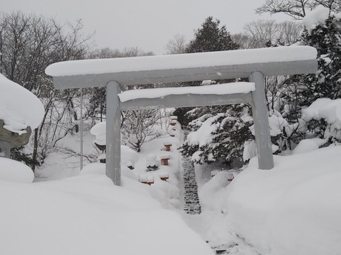 Yubari Shrine-夕张市必去景点
