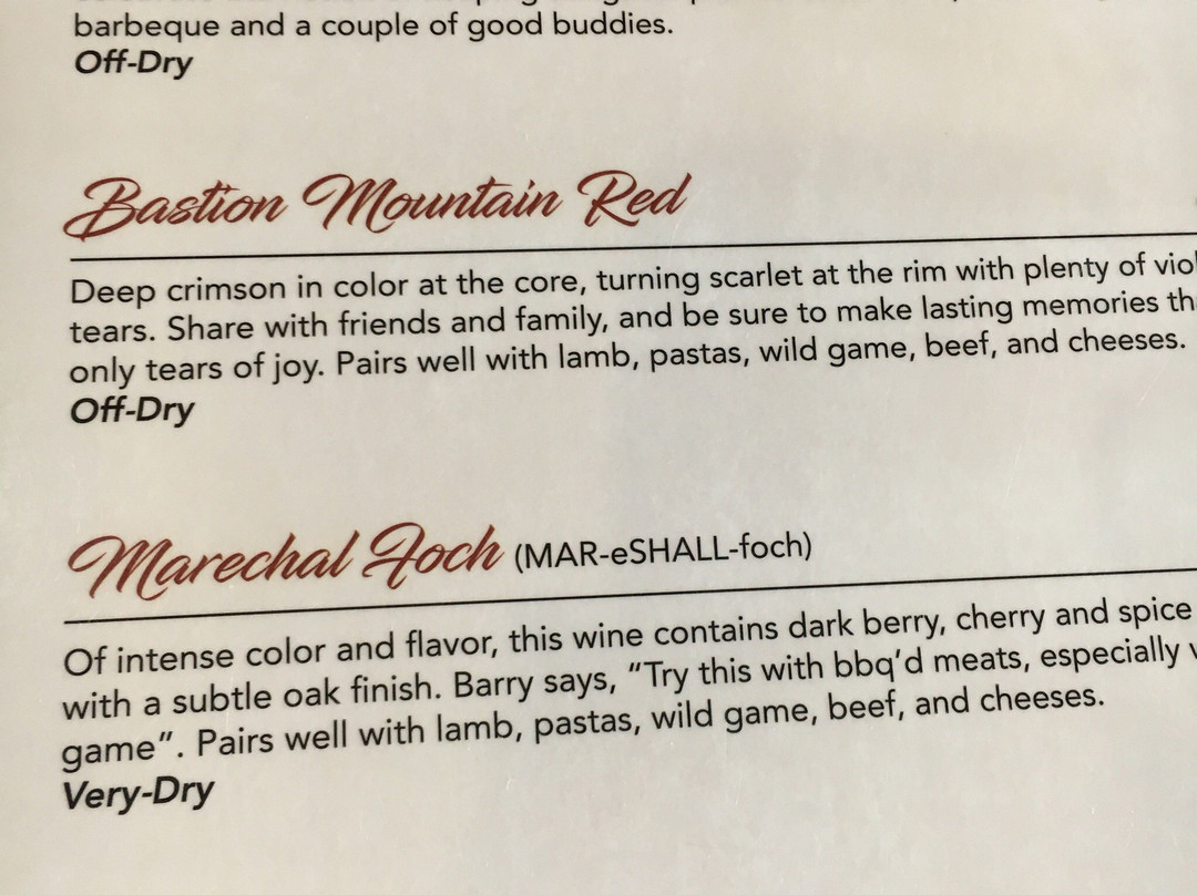 Sunnybrae Vineyards & Winery-Tappen必去景点