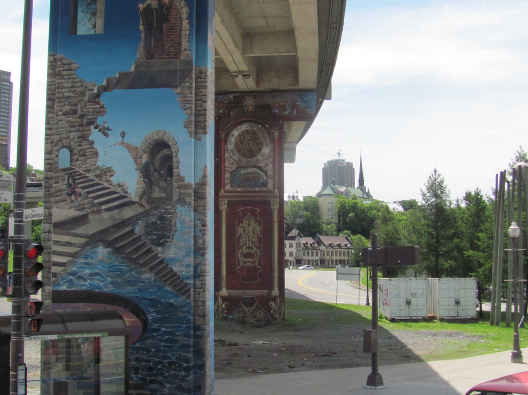 Les Fresques des Piliers-魁北克市必去景点