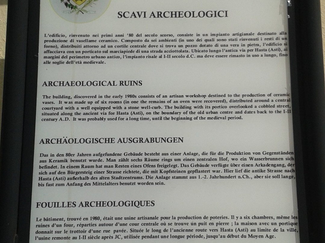Area archeologica di via Cassino /casa e laboratorio artigianale di epoca romana景点图片