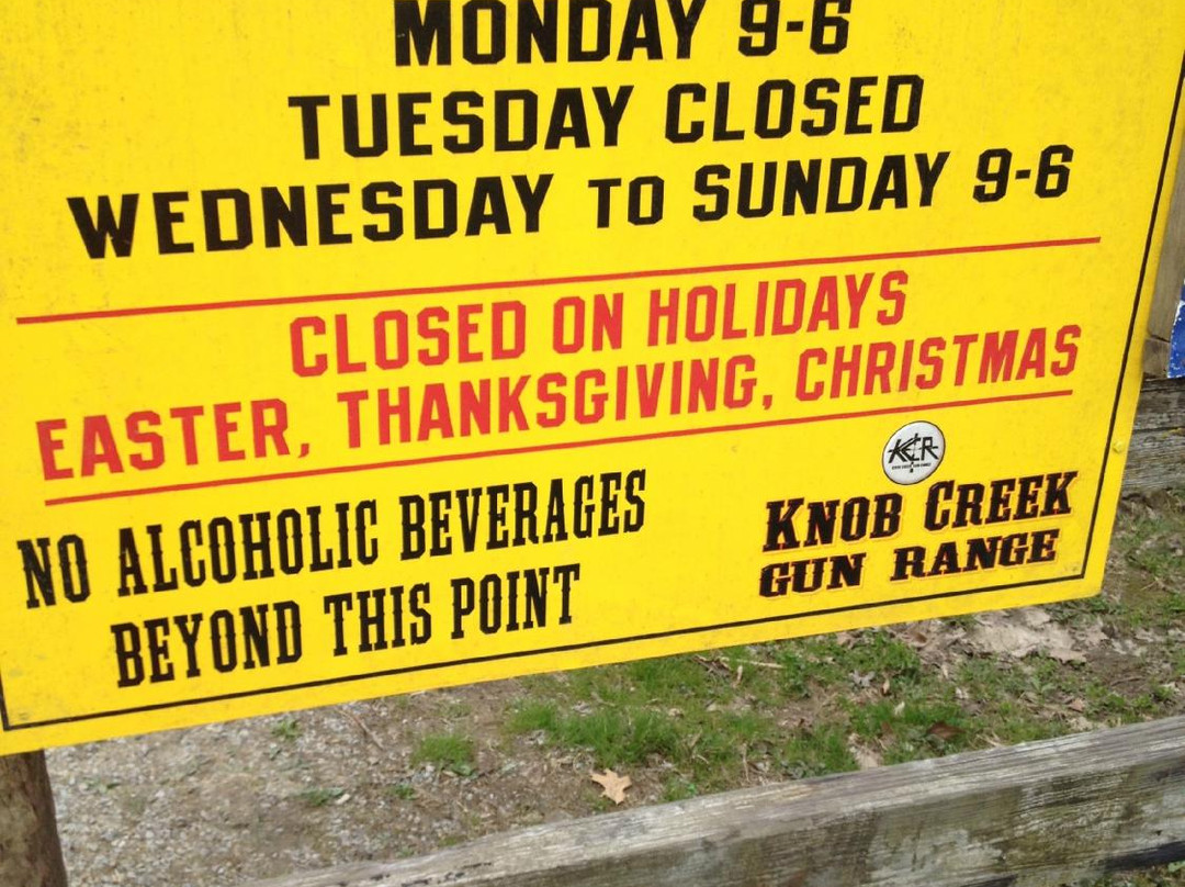 Knob Creek Gun Range-West Point必去景点