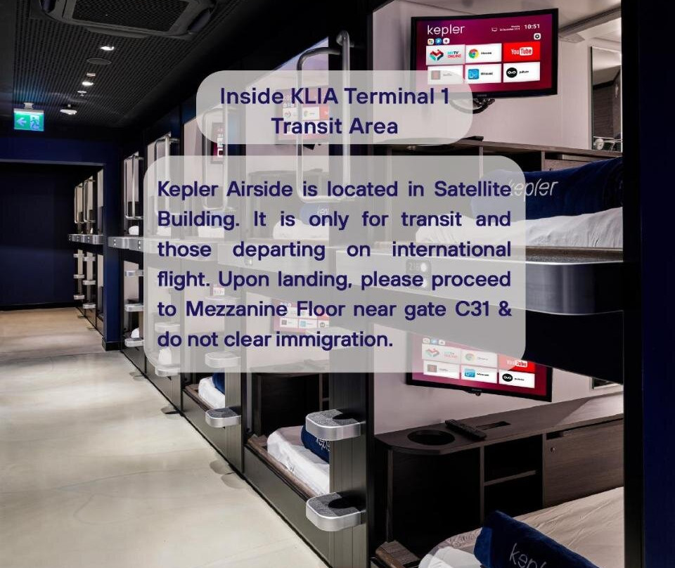 Kepler Club KLIA Terminal 1 - Airside Transit Hotel