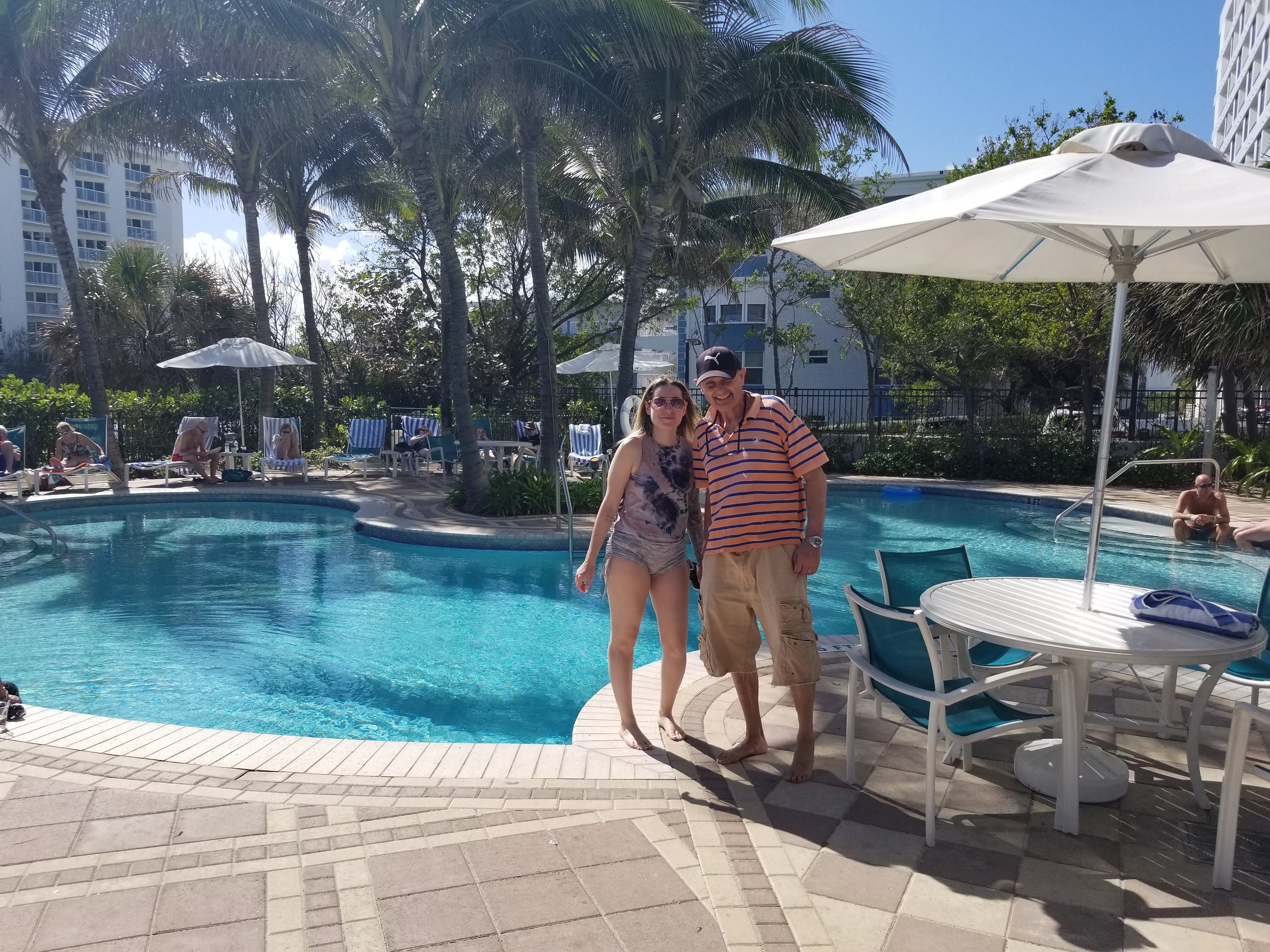Residence Inn Fort Lauderdale Pompano Beach/Oceanfront-泳池