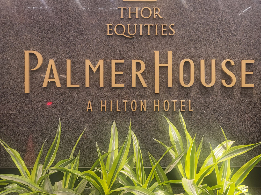 Palmer House Hilton Historic Lobby-芝加哥必去景点