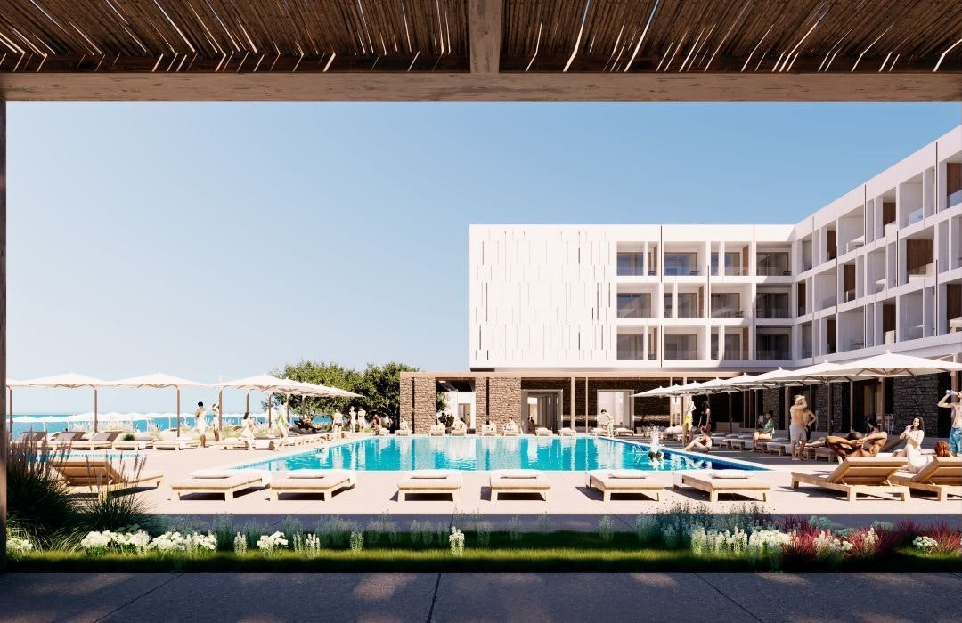 Kionia酒店住宿-Tinos Beach Hotel