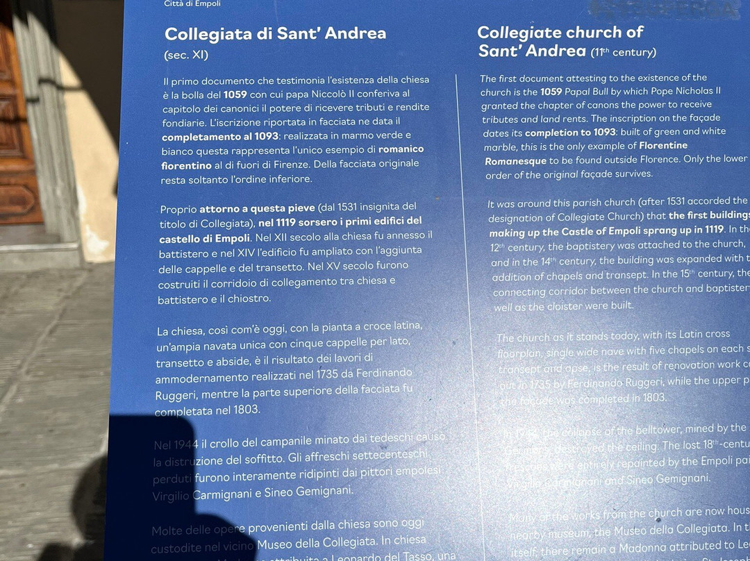 Chiesa della Collegiata di Sant'Andrea-恩波利必去景点
