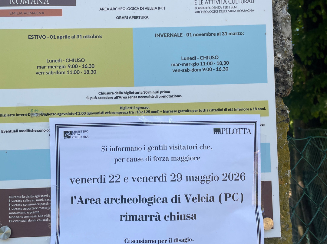 Veleia Romana-Lugagnano Val d'Arda必去景点