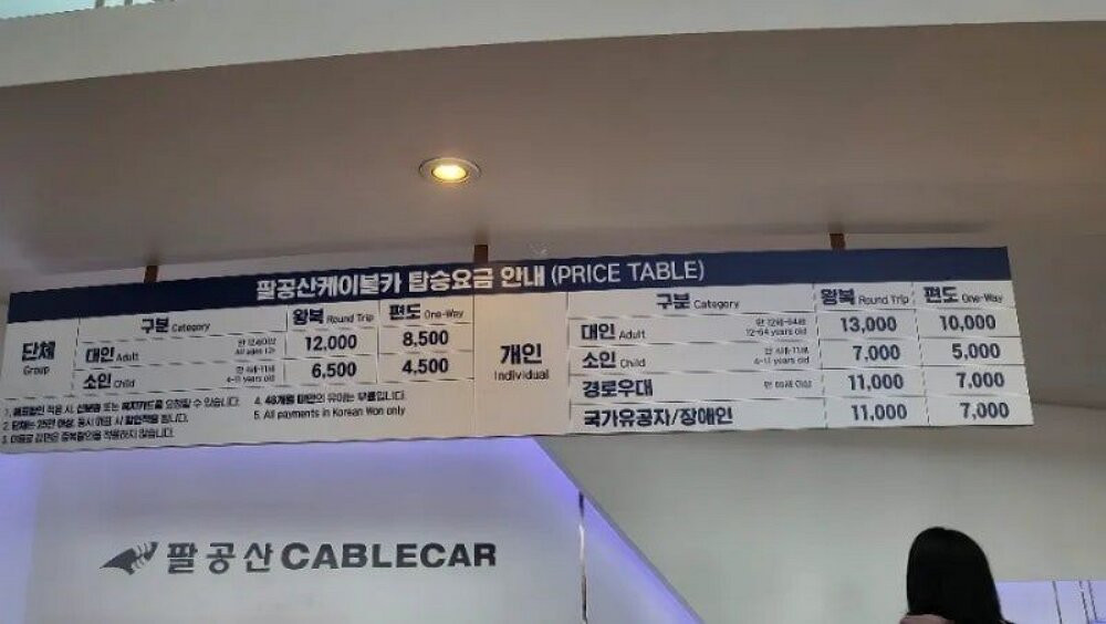 Palgongsan Cable Car-大邱必去景点