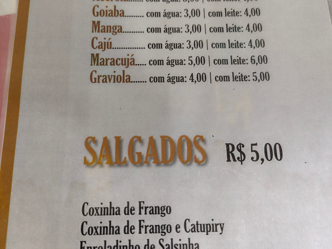 Restaurante e lanchonete Bom Jesus do Horto