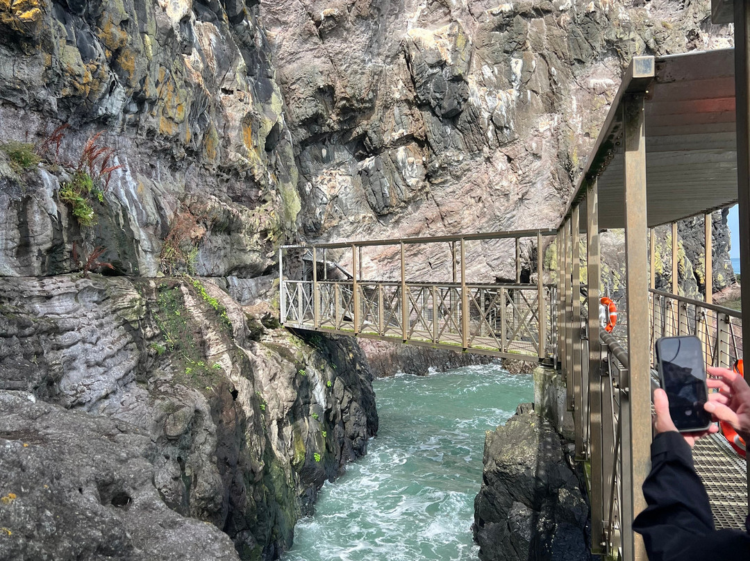 The Gobbins Cliff Path-Larne必去景点