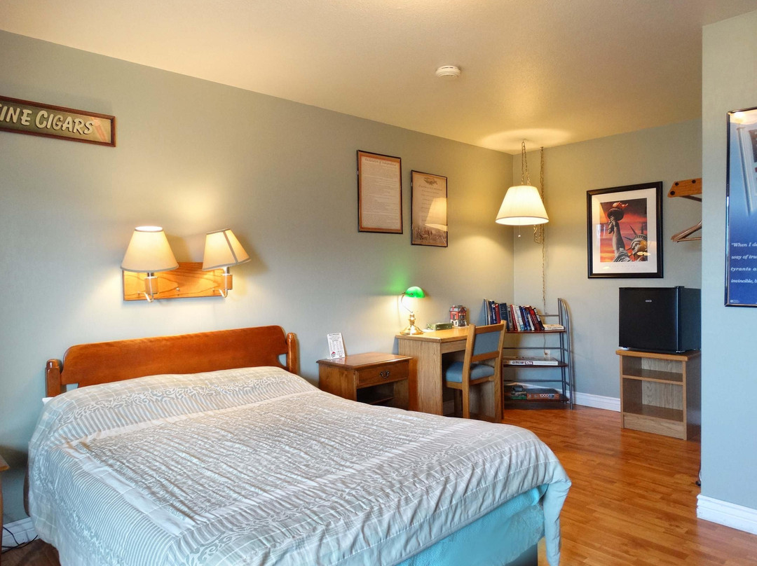 Blue and White Motel